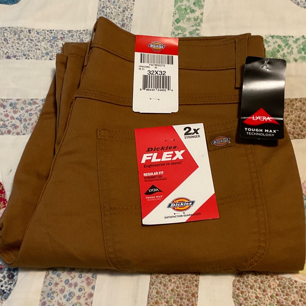 Dickies Men's Flex Khaki Pants - Tan